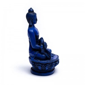 Αγαλματίδιο Βούδα Medicine Buddha Μπλε 11cm